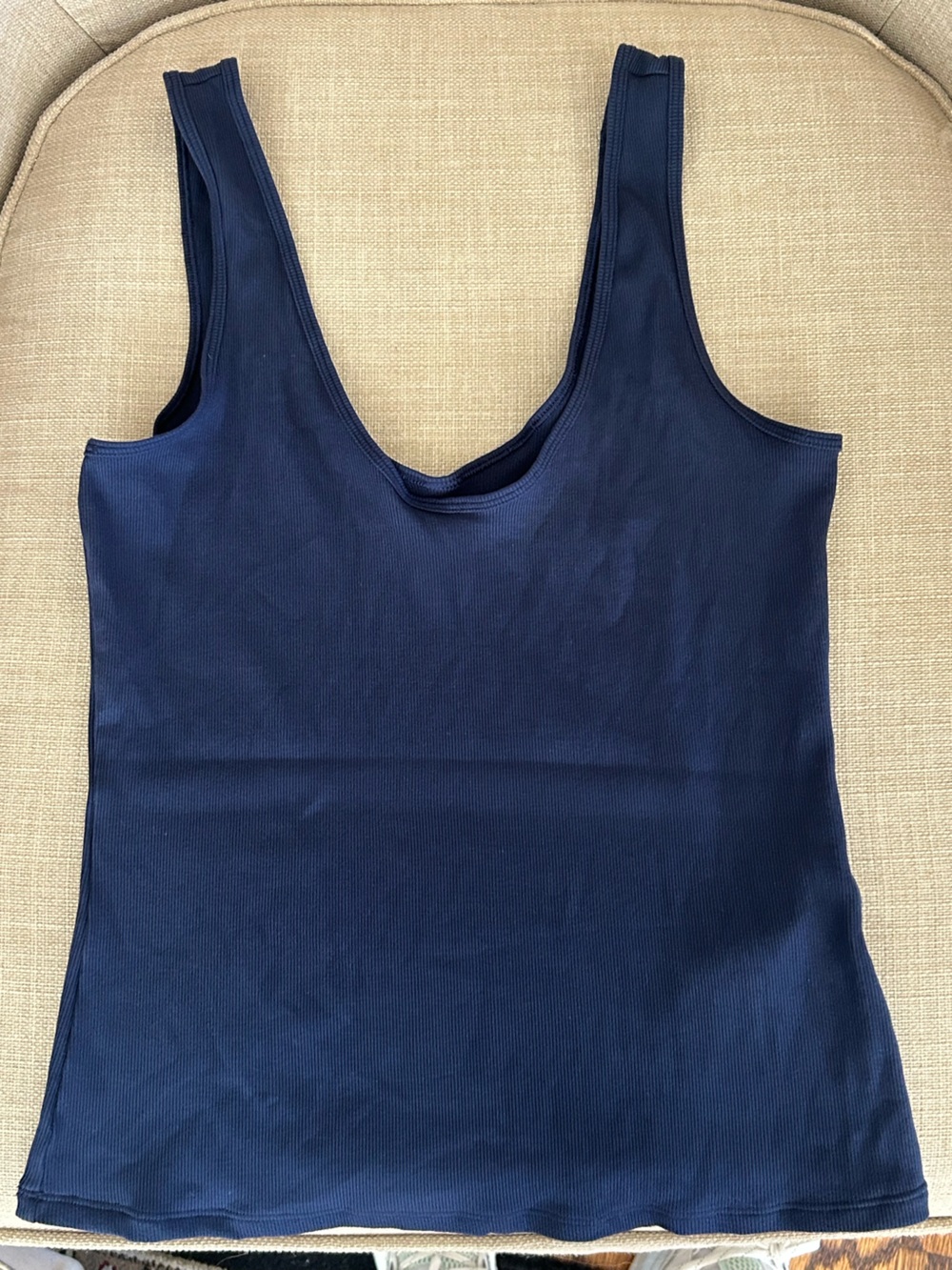 NWT Vuori Navy Ribbed Tank
